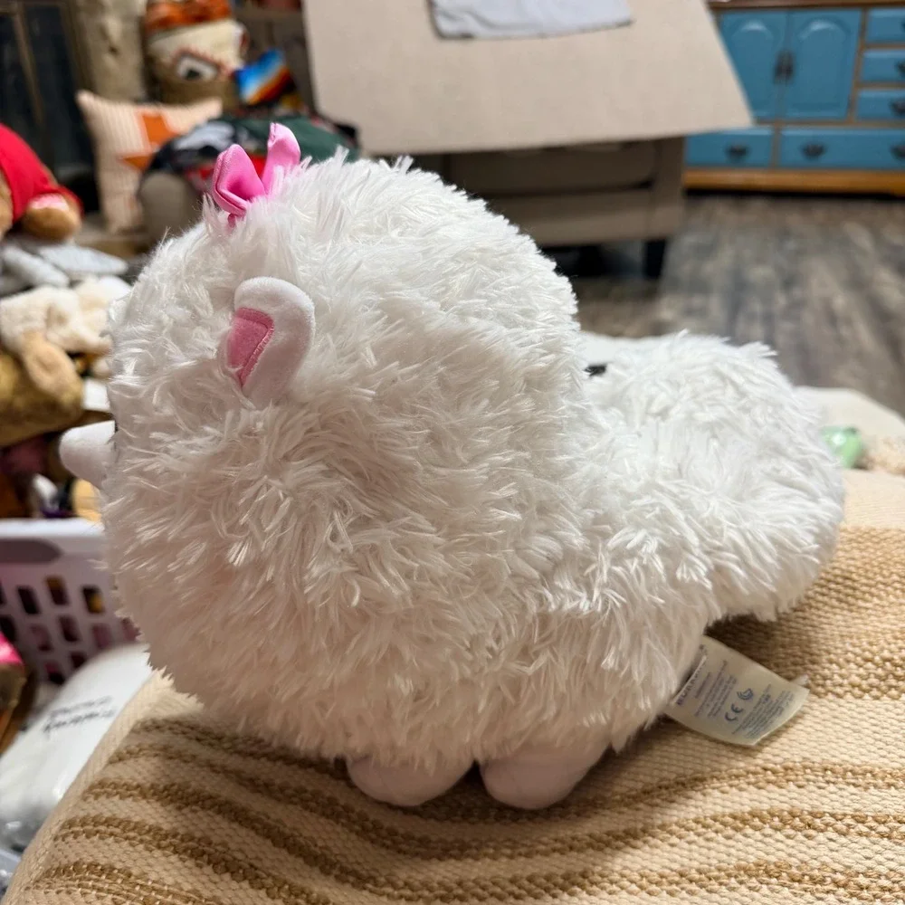 Build-A-Bear Gidget Secret Life of Pets 2 White Pomeranian Dog Plush Pink Bow